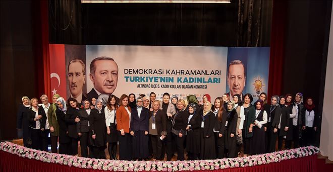 AK Parti Altındağ Kadın Kolları 5. Olağan Kongresi gerçekleştirildi