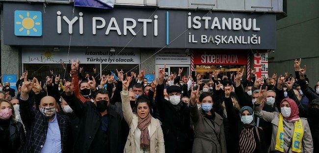 İstanbul il başkanlığı önünde eylem!