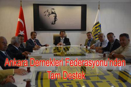  Ankara Dernekleri Federasyonu?ndan tam destek