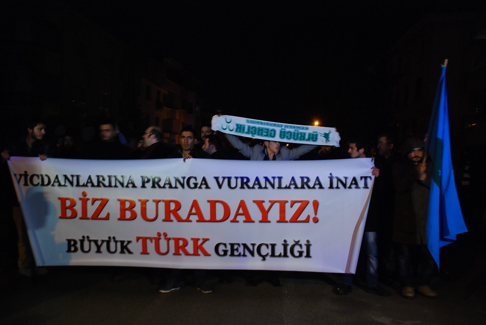 Ankara`da Ülkücüler BDP Genel Merkezine Yürüdü 