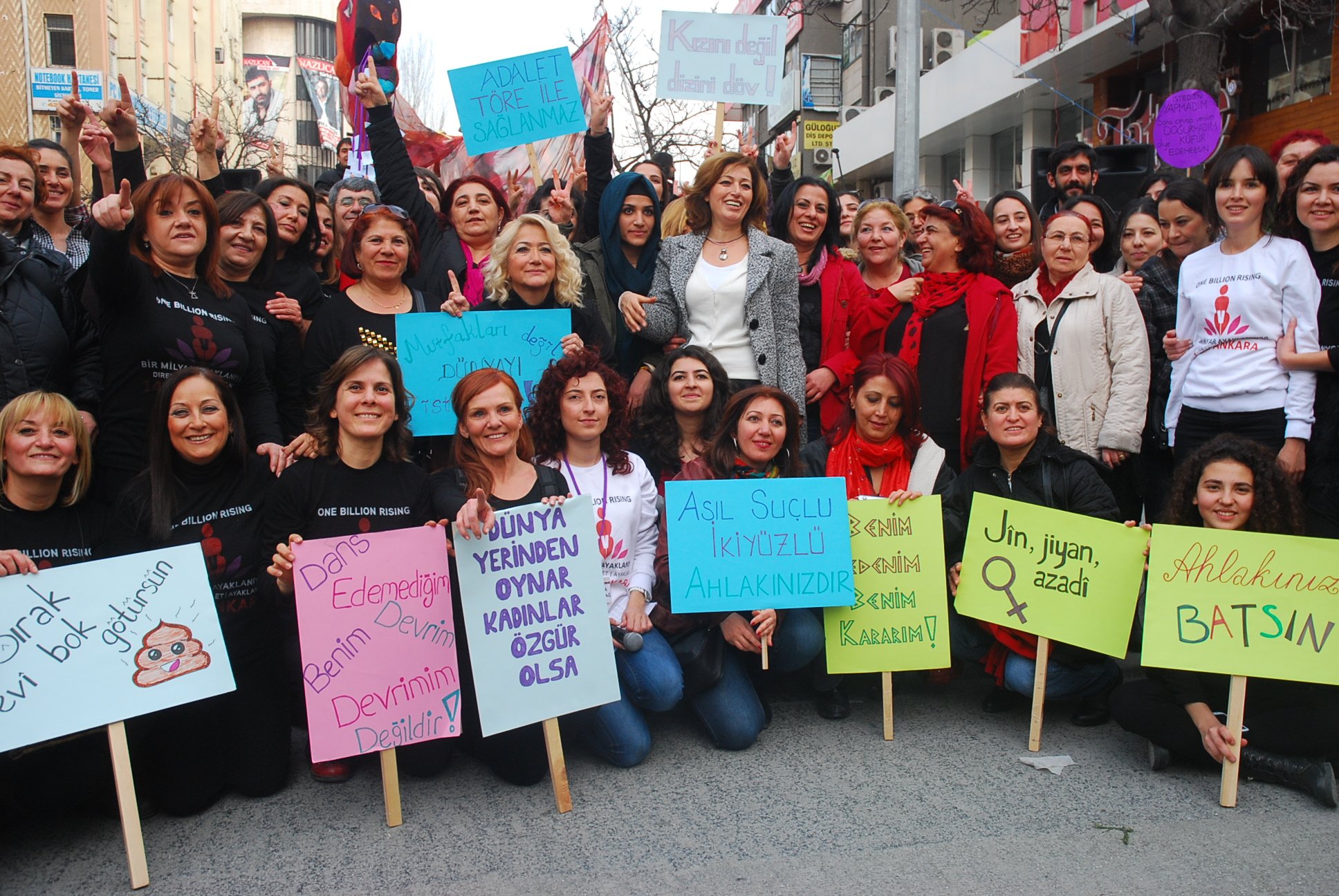14 Şubat`ta Ankara`da Kadınlar Damgasını Vurdu 