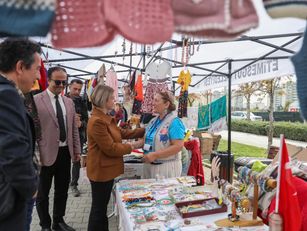 ETİMESGUT BELEDİYESİ’NDEN KADIN EMEĞİ PAZARINA DESTEK