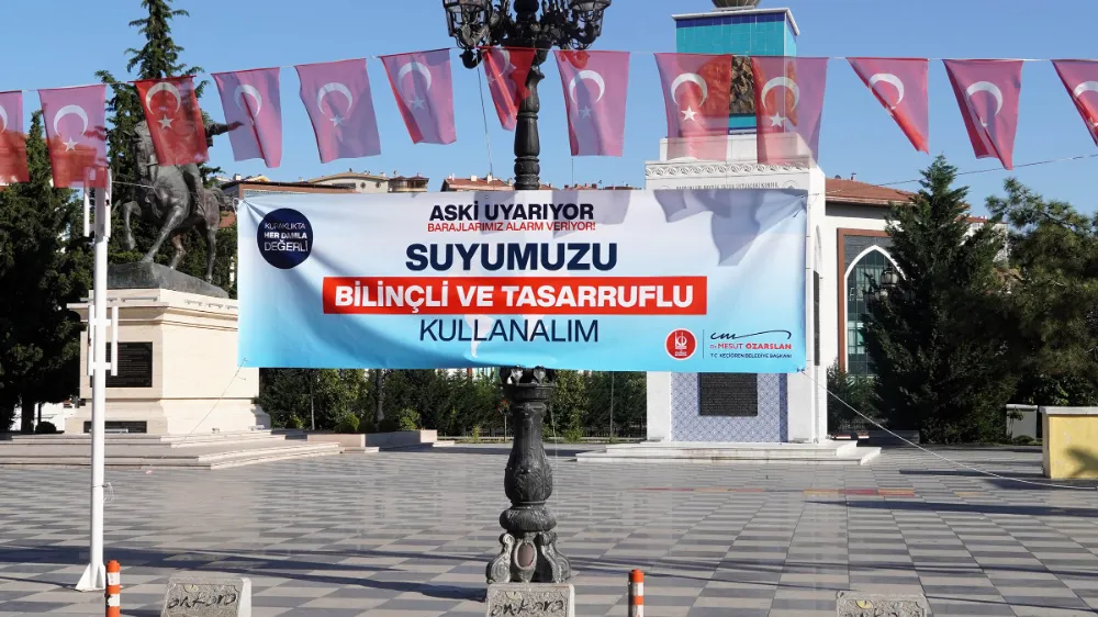 SU KRİZİNE KARŞI TASARRUF ŞART